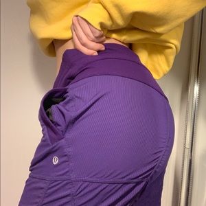 Lululemon Studio purple adjustable jogger pants